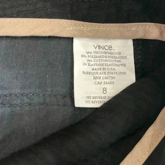 [US8]Vince  Black Ankle Dress Pants - Picture 3 of 7